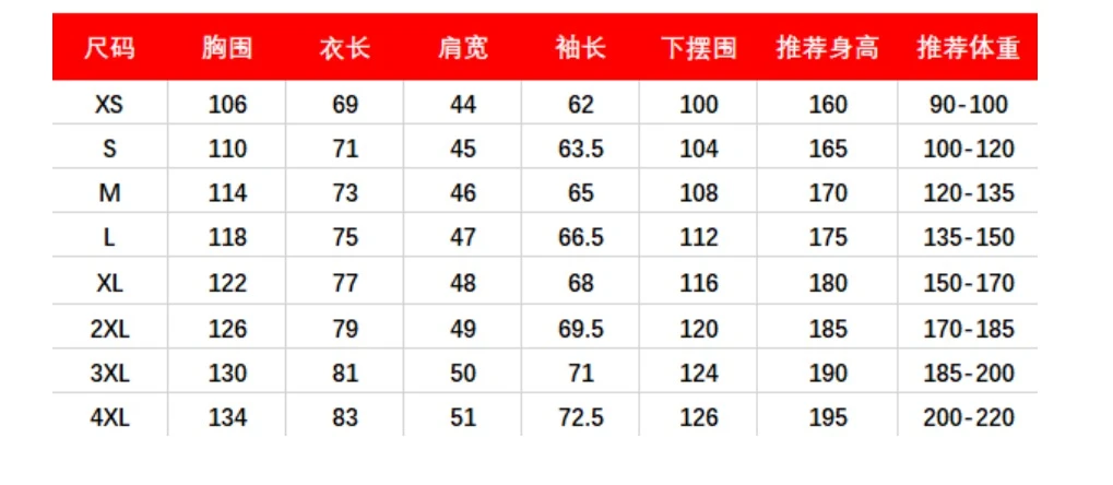 尺码与产品信息 · 第19页
