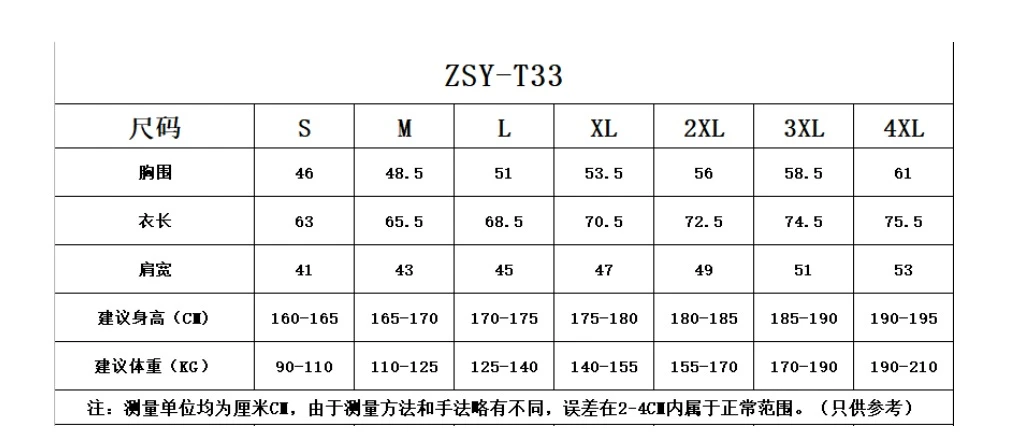 尺码与产品信息 · 第3页